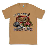 Toasted Coconut i'm just a woman who loves her hockey player Classic Tee - SublimationCraftShop