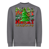 Storm Merry Christmas Tree Heavyweight Sweatshirt - CowhideDigitalArt