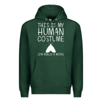 Sports Green moth easy halloween human costume insect owlet diy gift t shirt Premium Hoodie - trangStudio