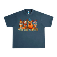 Midnight Navy tis the season Urban Heavy Tee - CowGirlArtShop