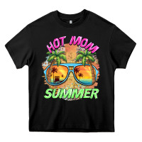 Black hot mom summer Heavy Core Tee - BarkalooDesign