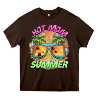 Chocolate Brown hot mom summer Heavy Core Tee - BarkalooDesign