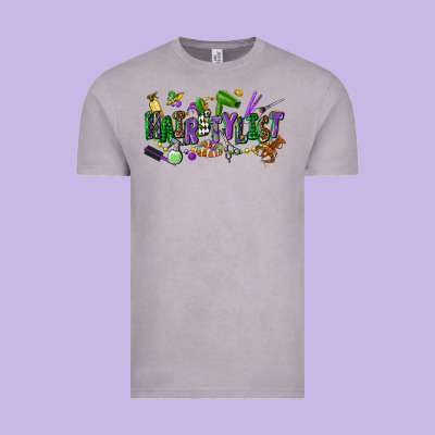 Hairstylist Mardi Gras Vintage Tee Designed By Cowgirlartshop