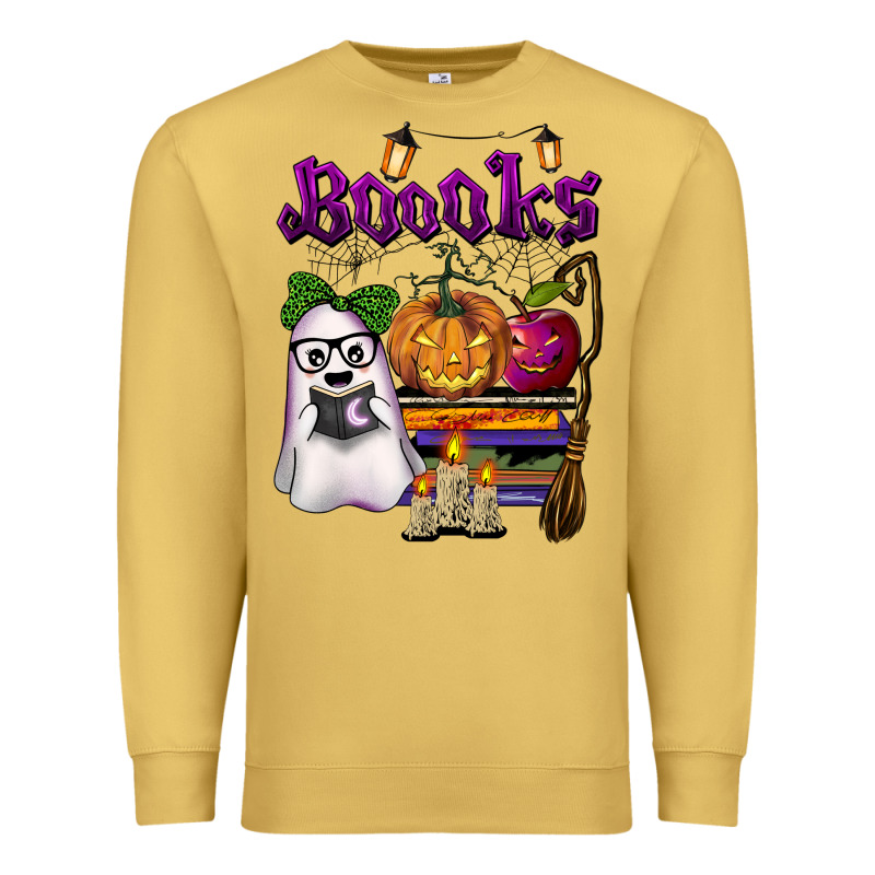 Boooks Premium Sweatshirt by BarkalooDesign | Teevron