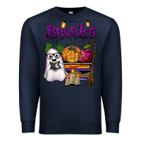 Navy boooks Premium Sweatshirt - BarkalooDesign