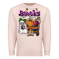 Pale Pink boooks Premium Sweatshirt - BarkalooDesign