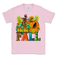 Bubblegum Pink Hello Fall Classic Tee - NancyCooperArtShop