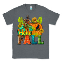 Charcoal Heather Hello Fall Classic Tee - NancyCooperArtShop