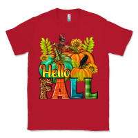 Red Hello Fall Classic Tee - NancyCooperArtShop