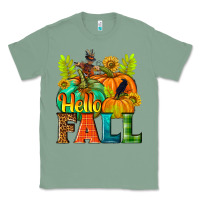 Sage Hello Fall Classic Tee - NancyCooperArtShop