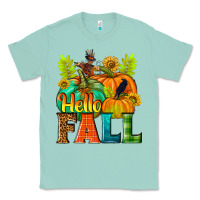 Seafoam Hello Fall Classic Tee - NancyCooperArtShop
