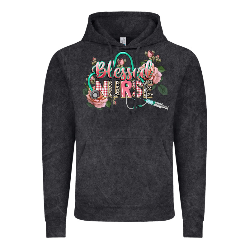 Blessed Nurse Vintage Hoodie by CowGirlArtShop | Teevron