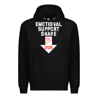 Black Mens Crude Humor Inappropriate Emotional Support Snake Halloween Premium Hoodie - trangStudio