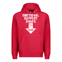 Cardinal Mens Crude Humor Inappropriate Emotional Support Snake Halloween Premium Hoodie - trangStudio