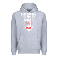 Heather Grey Mens Crude Humor Inappropriate Emotional Support Snake Halloween Premium Hoodie - trangStudio