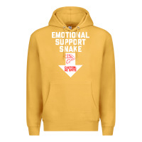 Mustard Mens Crude Humor Inappropriate Emotional Support Snake Halloween Premium Hoodie - trangStudio