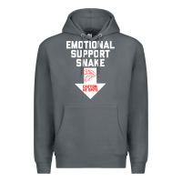Rock Mens Crude Humor Inappropriate Emotional Support Snake Halloween Premium Hoodie - trangStudio