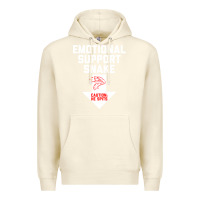 Sandshell Mens Crude Humor Inappropriate Emotional Support Snake Halloween Premium Hoodie - trangStudio