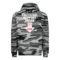 Slate Camo Mens Crude Humor Inappropriate Emotional Support Snake Halloween Premium Hoodie - trangStudio