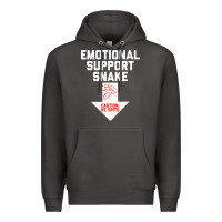 Smoke Mens Crude Humor Inappropriate Emotional Support Snake Halloween Premium Hoodie - trangStudio