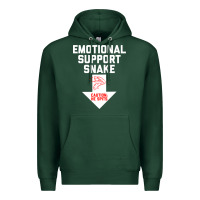 Sports Green Mens Crude Humor Inappropriate Emotional Support Snake Halloween Premium Hoodie - trangStudio