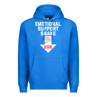 True Royal Mens Crude Humor Inappropriate Emotional Support Snake Halloween Premium Hoodie - trangStudio