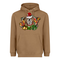 Toasted Coconut Christmas joy english bulldog Heavyweight Hoodie - BarkalooDesign
