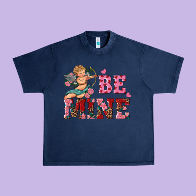 Be Mine Cupid Urban Heavy Tee Designed By Ranaportraitstore