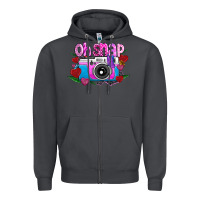 Smoke Oh Snap Zipper Hoodie - CowhideDigitalArt