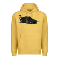 Antique Gold spooky halloween jdm s14 silvia 240sx black cat illustrated t shirt Premium Hoodie - trangStudio
