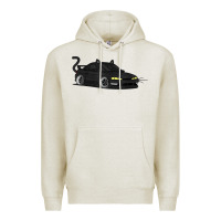 Oatmeal Heather spooky halloween jdm s14 silvia 240sx black cat illustrated t shirt Premium Hoodie - trangStudio