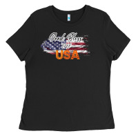 Black God Bless The USA Ladies Tee - Bettercallsaul