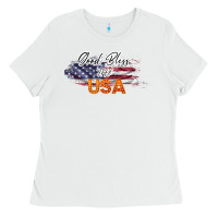 White God Bless The USA Ladies Tee - Bettercallsaul