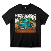 Black western farm truck cactus and sunflowers Heavy Core Tee - Jasminsmagicworld