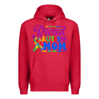 Cardinal Proud Autism Mom Premium Hoodie - CowhideDigitalArt