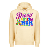 Pina Colada Proud Autism Mom Premium Hoodie - CowhideDigitalArt
