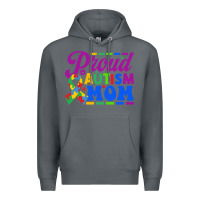 Rock Proud Autism Mom Premium Hoodie - CowhideDigitalArt