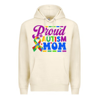 Tofu Proud Autism Mom Premium Hoodie - CowhideDigitalArt