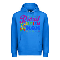 True Royal Proud Autism Mom Premium Hoodie - CowhideDigitalArt