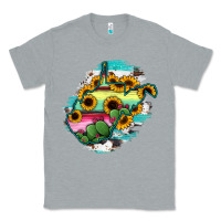 Heather Grey west virginia map sunflower cactus serape Classic Tee - RanaPortraitStore