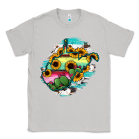 Moon Dust west virginia map sunflower cactus serape Classic Tee - RanaPortraitStore