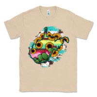 Mushroom west virginia map sunflower cactus serape Classic Tee - RanaPortraitStore
