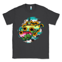 Smoke west virginia map sunflower cactus serape Classic Tee - RanaPortraitStore