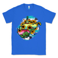 True Royal west virginia map sunflower cactus serape Classic Tee - RanaPortraitStore