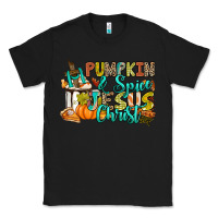 Black Pumpkin spice and Jesus Christ Classic Tee - RanaPortraitStore
