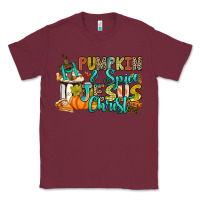 Burgundy Pumpkin spice and Jesus Christ Classic Tee - RanaPortraitStore