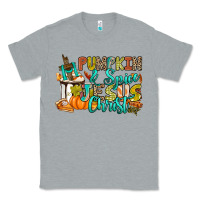 Heather Grey Pumpkin spice and Jesus Christ Classic Tee - RanaPortraitStore