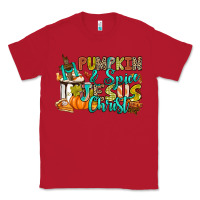 Red Pumpkin spice and Jesus Christ Classic Tee - RanaPortraitStore