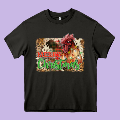 Merry Christmas Heavy Core Tee Designed By Jahusdesignshop