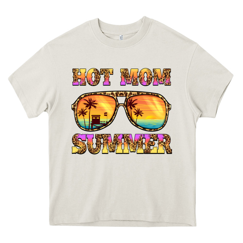 Hot Mom Summer Heavy Core Tee by BarkalooDesign | Teevron